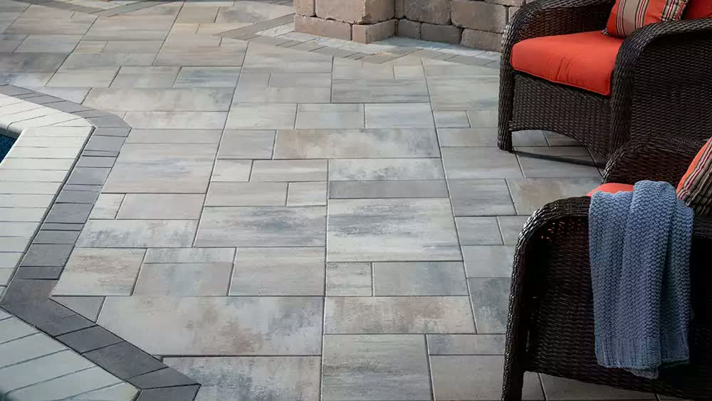 Pavers & Patio Systems — Concrete pavers, patio kits, caps and edge restraint — everything to build it right.